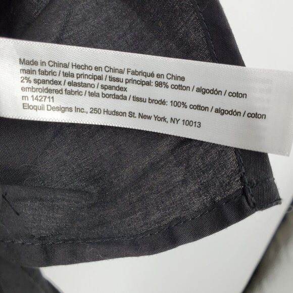 Eloquii Elements Eyelet Puff Sleeve Easy Fit Long Sleeved Career Floral Top 26 - Picture 10 of 10